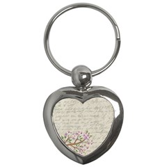 Cherry Blossom Key Chains (heart)  by Valentinaart