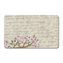 Cherry Blossom Magnet (rectangular) by Valentinaart