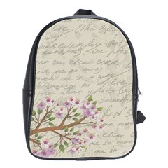 Cherry Blossom School Bags (xl)  by Valentinaart