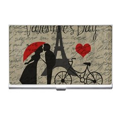 Love Letter - Paris Business Card Holders by Valentinaart