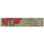 Vintage tulips Flano Scarf (Small) Back