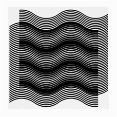 Two Layers Consisting Of Curves With Identical Inclination Patterns Medium Glasses Cloth by Simbadda