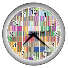 Overlays Graphicxtras Patterns Wall Clocks (silver) 