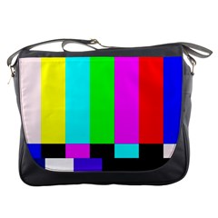 Color Bars & Tones Messenger Bags by Simbadda