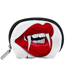 Mouth Jaw Teeth Vampire Blood Accessory Pouches (small)  by Simbadda