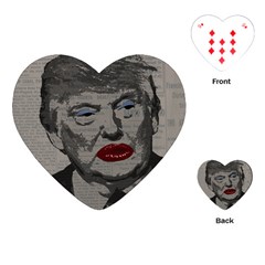 Transgender President    Playing Cards (heart)  by Valentinaart