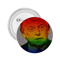 Rainbow Trump  2 25  Buttons by Valentinaart