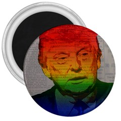 Rainbow Trump  3  Magnets by Valentinaart