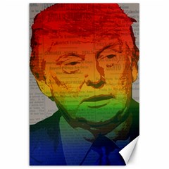 Rainbow Trump  Canvas 20  X 30   by Valentinaart