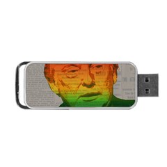 Rainbow Trump  Portable Usb Flash (one Side) by Valentinaart