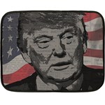 Trump Double Sided Fleece Blanket (Mini)  35 x27  Blanket Back