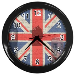 Vintage London Wall Clocks (black) by Valentinaart