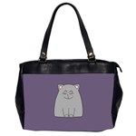 Cat Minimalism Art Vector Office Handbags (2 Sides)  Front