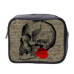 Skull And Rose  Mini Toiletries Bag 2-side