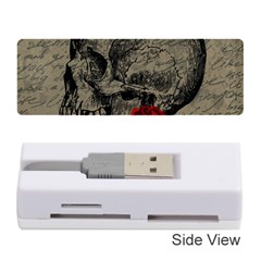 Skull And Rose  Memory Card Reader (stick)  by Valentinaart