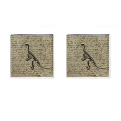 Dinosaur Skeleton Cufflinks (square) by Valentinaart