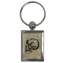 Skull Key Chains (rectangle)  by Valentinaart