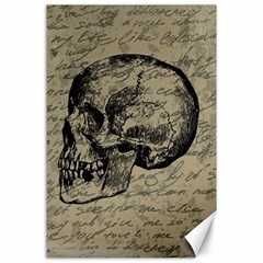 Skull Canvas 24  X 36 