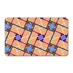 Overlaid Patterns Magnet (rectangular) by Simbadda