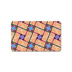 Overlaid Patterns Magnet (name Card)