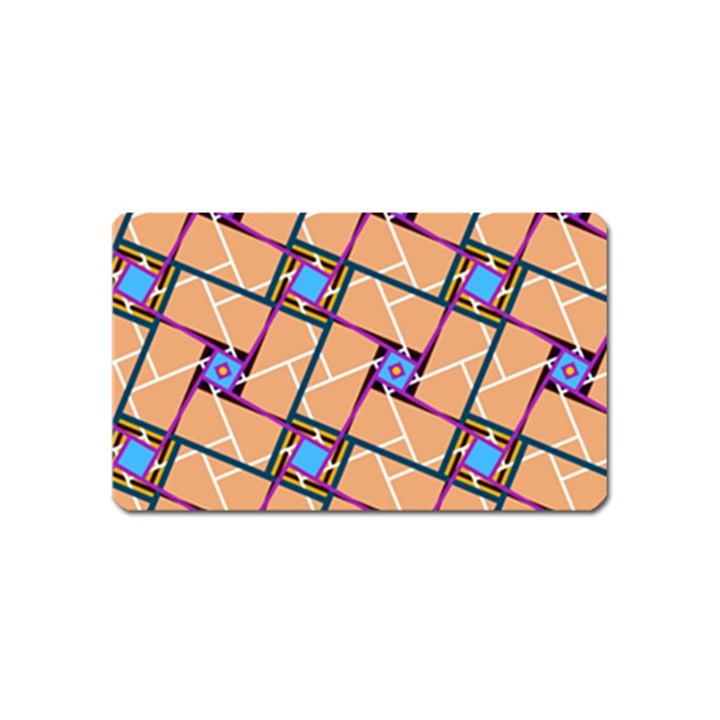 Overlaid Patterns Magnet (Name Card)