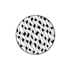 Black And White Pattern Hat Clip Ball Marker by Simbadda