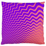 Pink And Purple Large Flano Cushion Case (Two Sides) Back