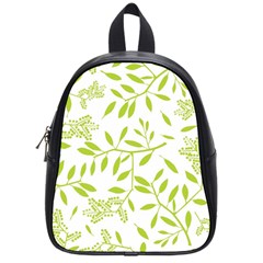 Leaves Pattern Seamless School Bags (small) 