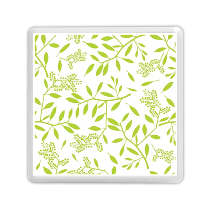 Leaves Pattern Seamless Memory Card Reader (Square) 