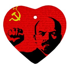 Lenin  Ornament (heart) by Valentinaart