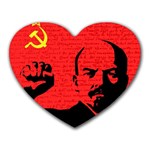 Lenin  Heart Mousepads Front