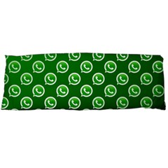 Whatsapp Logo Pattern Body Pillow Case (dakimakura) by Simbadda