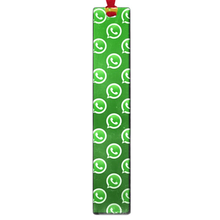 Whatsapp Logo Pattern Large Book Marks