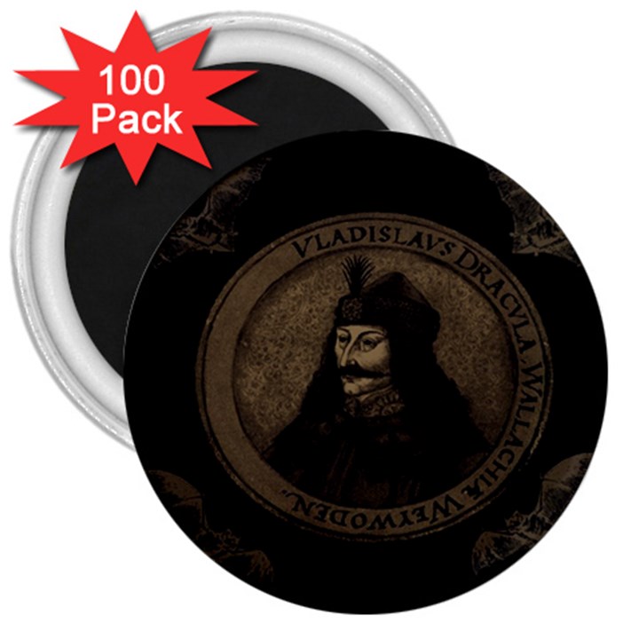 Count Vlad Dracula 3  Magnets (100 pack)