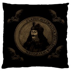 Count Vlad Dracula Large Flano Cushion Case (one Side) by Valentinaart