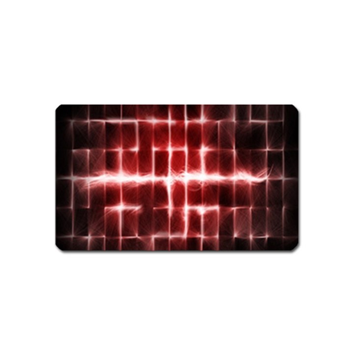 Electric Lines Pattern Magnet (Name Card)