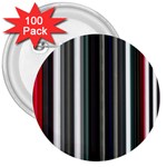 Miracle Mile Pattern 3  Buttons (100 pack)  Front