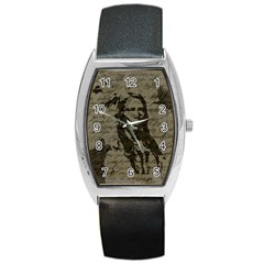 Indian Chief Barrel Style Metal Watch by Valentinaart