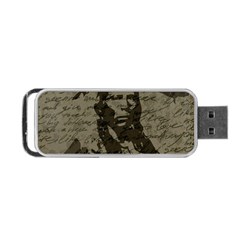 Indian Chief Portable Usb Flash (one Side) by Valentinaart