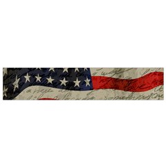 Vintage American Flag Flano Scarf (small) by Valentinaart