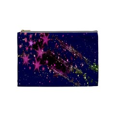 Stars Abstract Shine Spots Lines Cosmetic Bag (medium)  by Simbadda