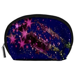 Stars Abstract Shine Spots Lines Accessory Pouches (large)  by Simbadda
