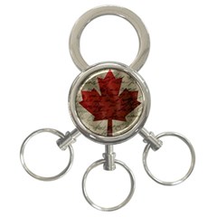 Canada Flag 3-ring Key Chains by Valentinaart