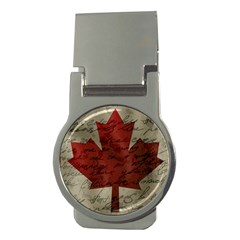 Canada Flag Money Clips (round)  by Valentinaart