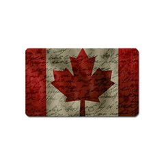 Canada Flag Magnet (name Card) by Valentinaart
