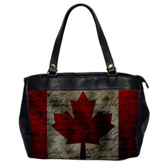 Canada Flag Office Handbags by Valentinaart