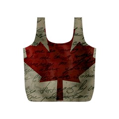 Canada Flag Full Print Recycle Bags (s) 