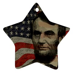 Lincoln Day  Star Ornament (two Sides) by Valentinaart