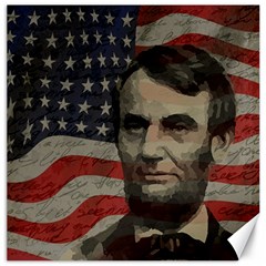 Lincoln Day  Canvas 12  X 12   by Valentinaart