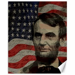 Lincoln Day  Canvas 11  X 14   by Valentinaart